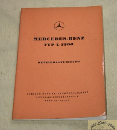 Mercedes L 5500     mit Motor OM 67/8