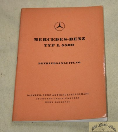 Mercedes L 5500     mit Motor OM 67/8