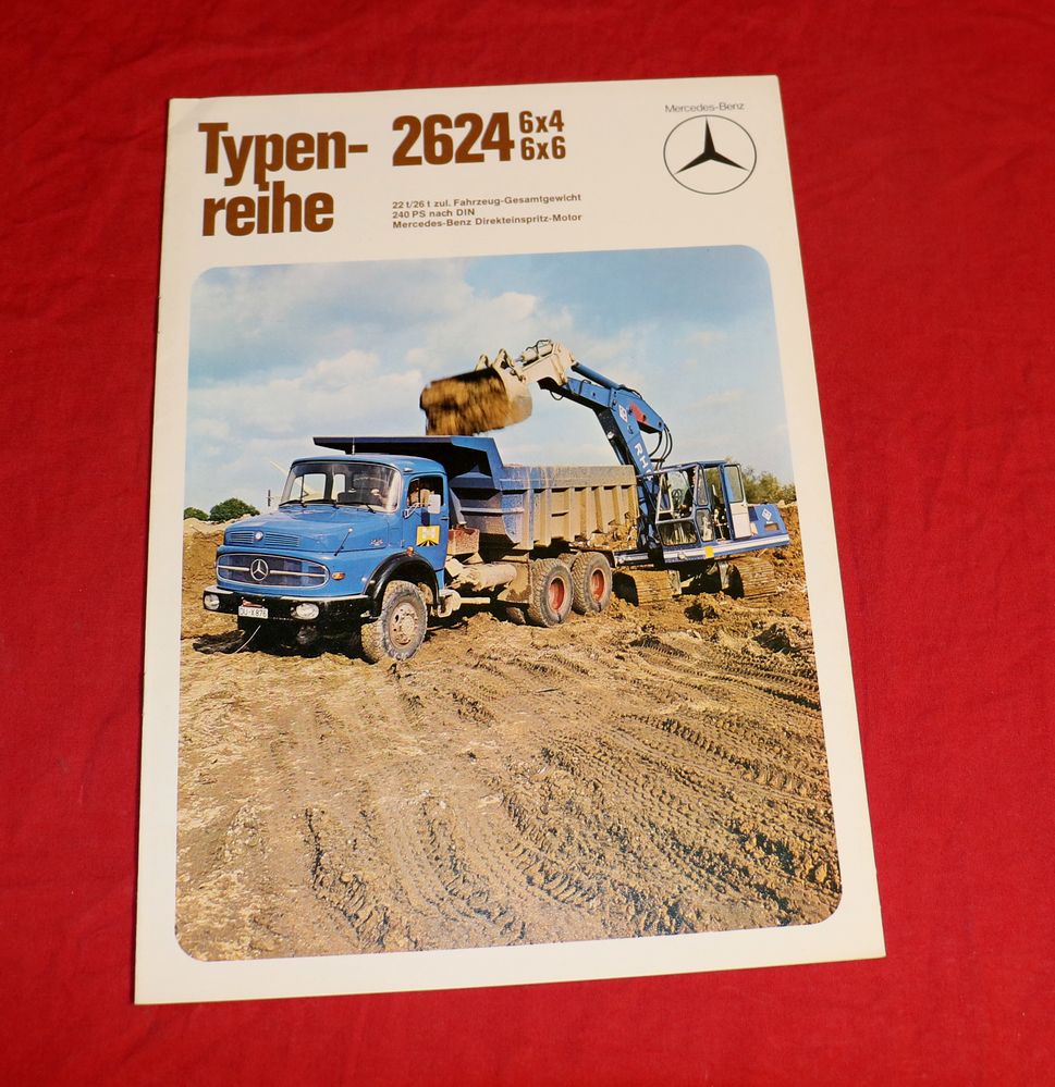 Mercedes 2624 6x4, 6x6 Hauber LKW Prospekt