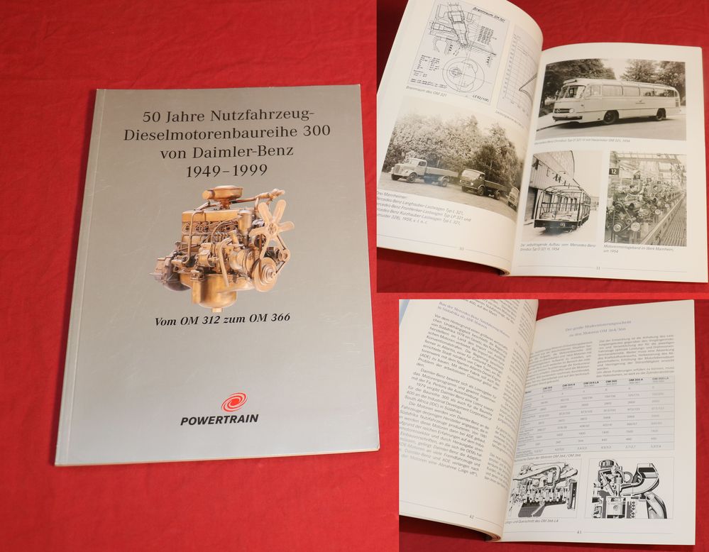 50 Jahre Mercedes Motoren OM 312 bis OM 366