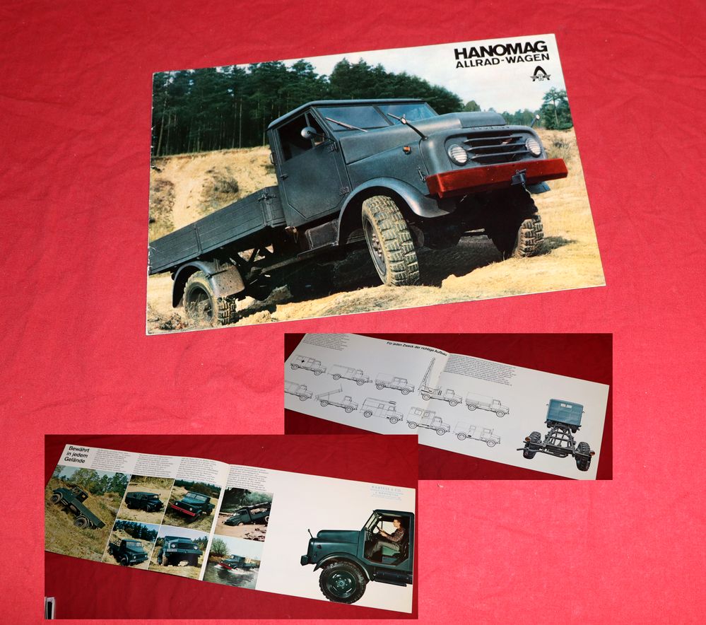 Hanomag Allrad Wagen AL 28 Prospekt