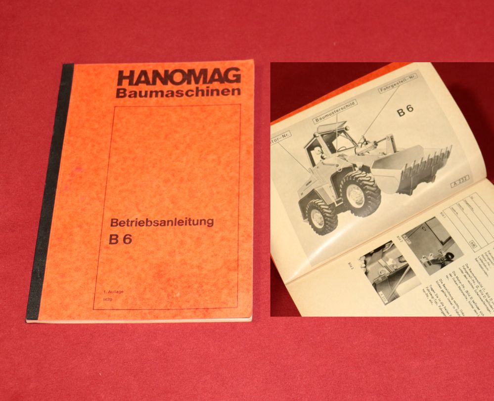 Hanomag B 6 , Radlader Anleitung
