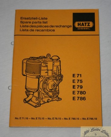 Hatz    E    71, 75, 79, 780, 786