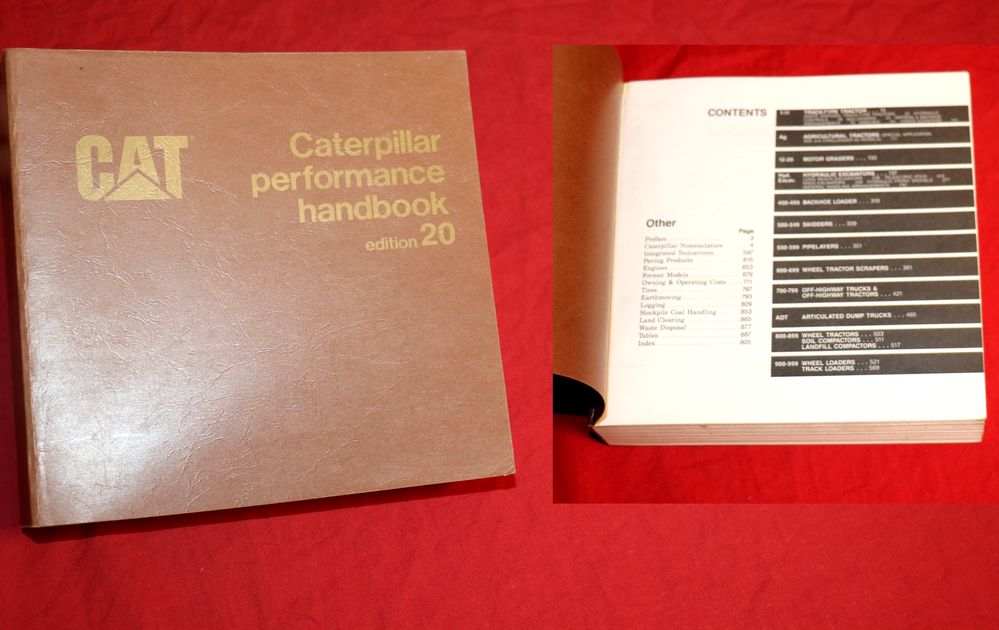 Caterpillar Performance Handbook 20 , 1989 | 53692