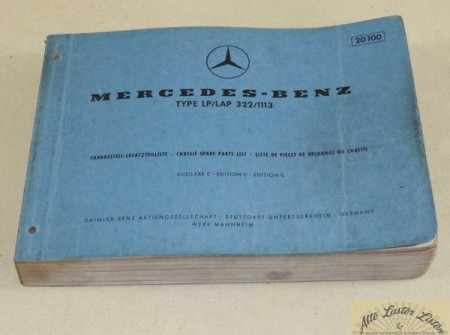 Mercedes  LP , LAP 1113 ( 322 )  Fahrgestell