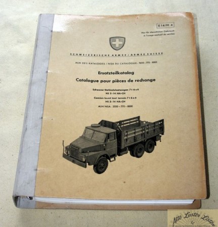 Henschel HS 3-14 HA - CH 6x6 Ersatzteilliste