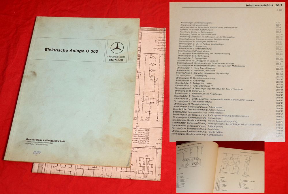 Mercedes O 303 Bus Elektrische Anlage