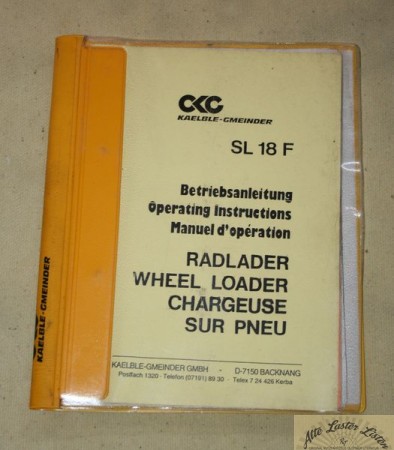 Kaelble       Radlader   SL 18 F