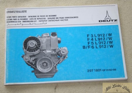 Deutz Motoren F 3, 4, 5, 6 L  912 /  W