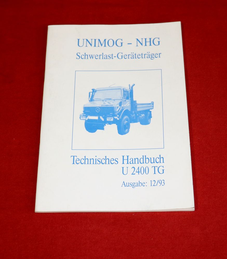 Unimog U 2400 TG Technisches Handbuch