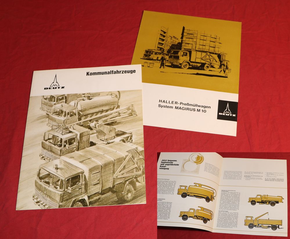  Magirus Deutz Kommunalfahrzeuge Prospekt 1965 