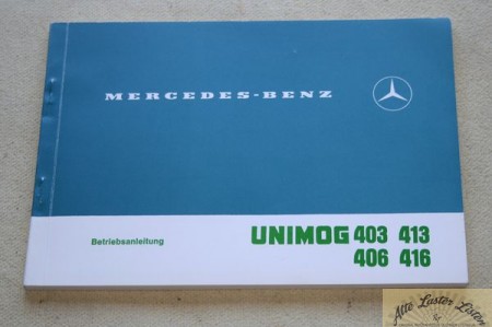 Unimog 403 , 406 , 413,  416  mit Trommelbremse