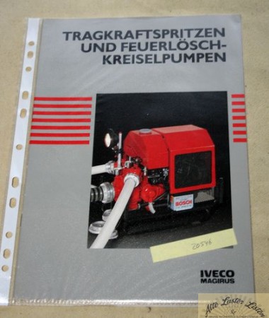 Iveco Magirus    Tragkraftspritzen + Feuerlösch Kreiselpumpen