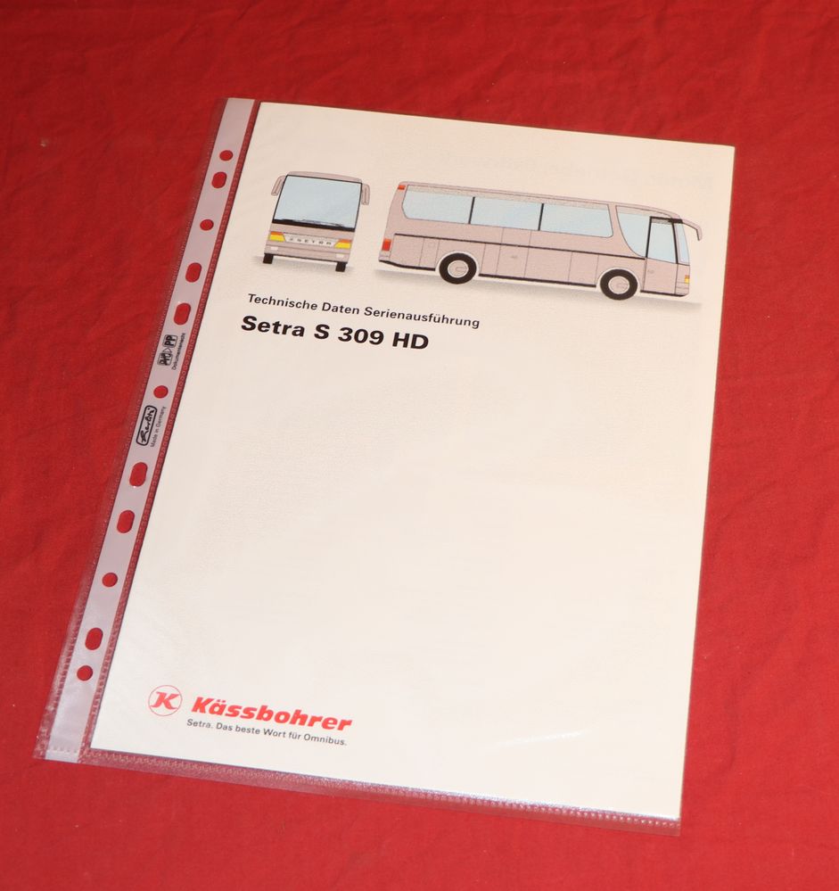 SETRA S 309 HD Datenblatt
