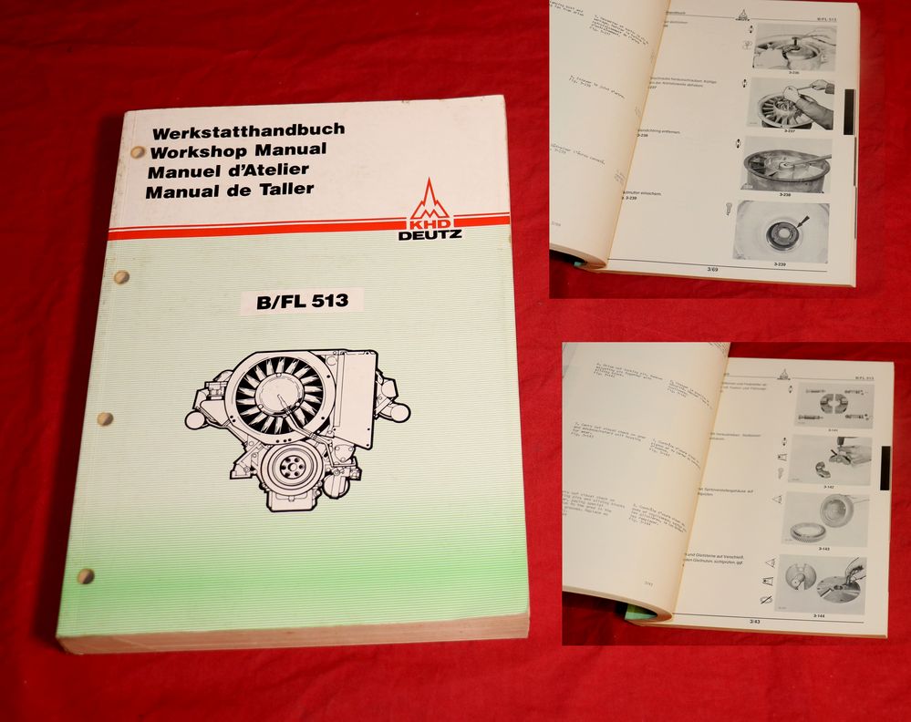 Deutz Motoren B/FL 513 Werkstatthandbuch