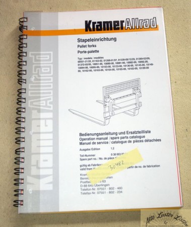 KRAMER     Stapeleinrichtung , Palettengabel