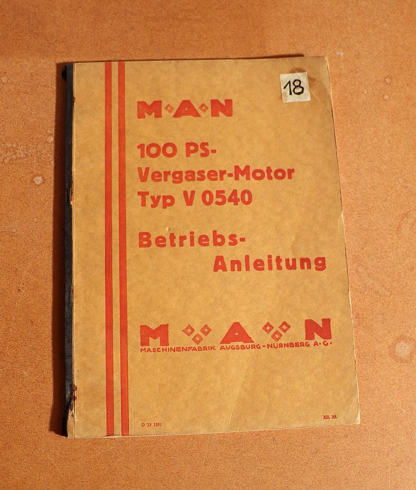 MAN 100 PS Vergasermotor Typ V 0540