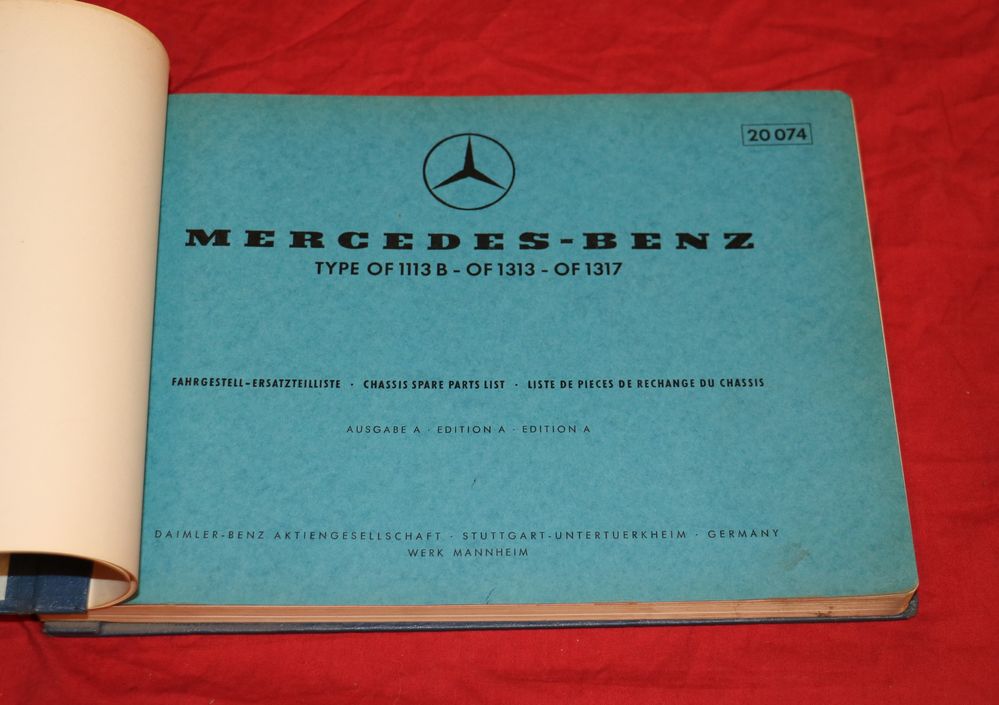 Mercedes OF 1113 B , 1313, 1317 Fahrgestell