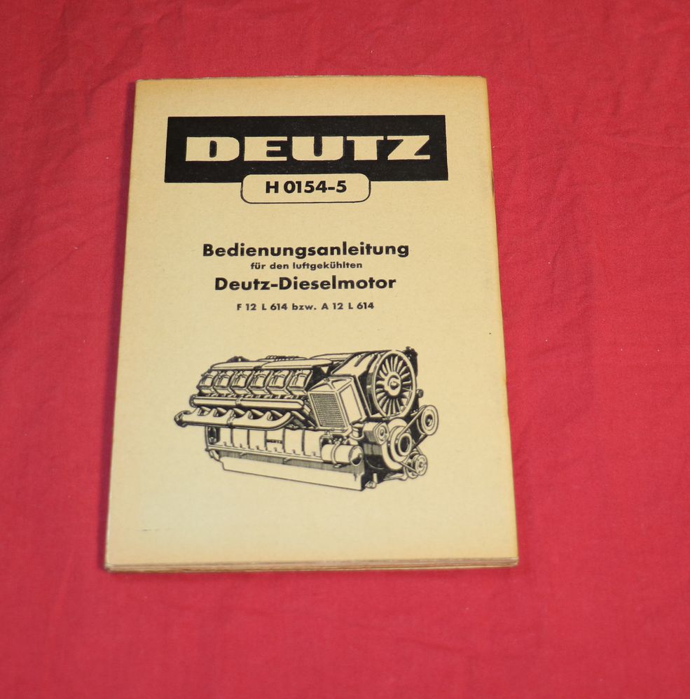 Anleitung Deutz Motor F 12 L 614