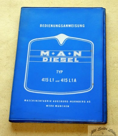 MAN 415 L1 , L1 A Betriebsanleitung 