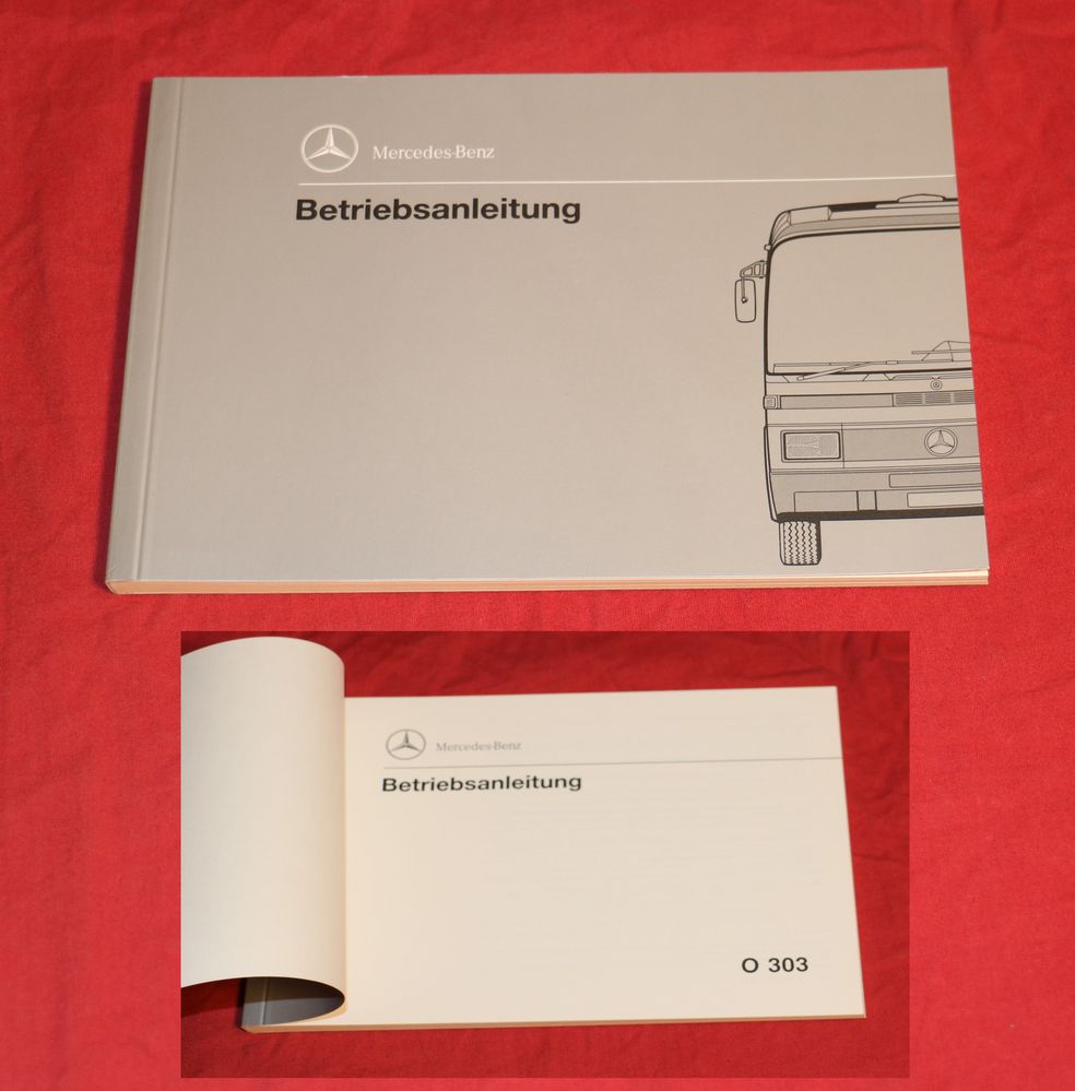 Betriebsanleitung Mercedes O 303 Bus