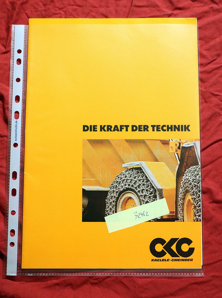 Kaelble , Die Kraft der Technik Prospekt