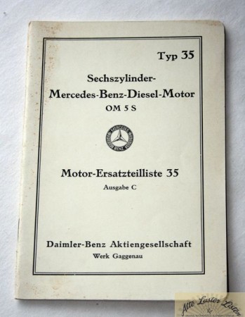 Mercedes Motor OM 5 S