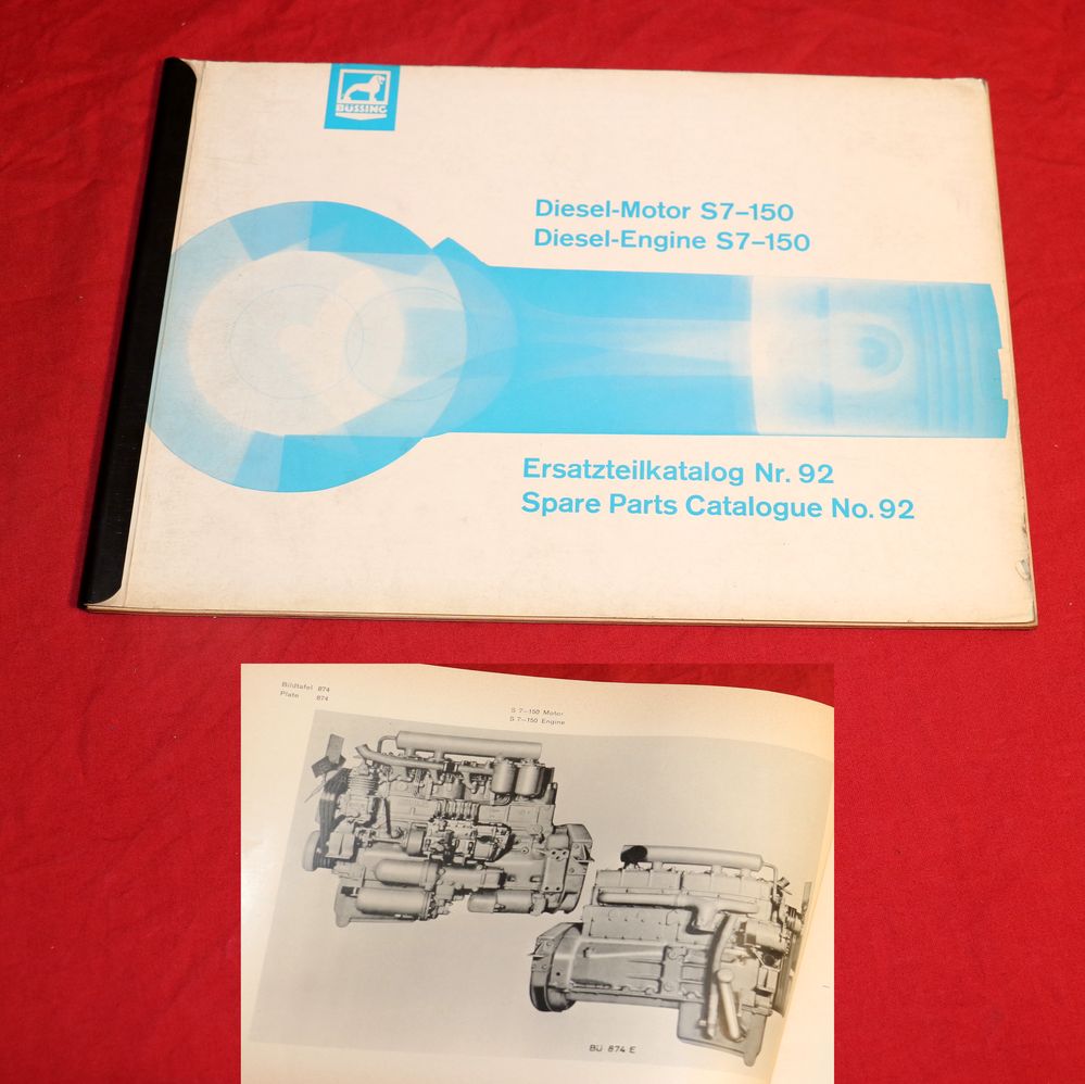 53421 Büssing Motor S 7 - 150 Ersatzteilliste