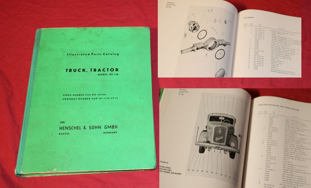 Henschel HS 140, Truck , Parts Catalog
