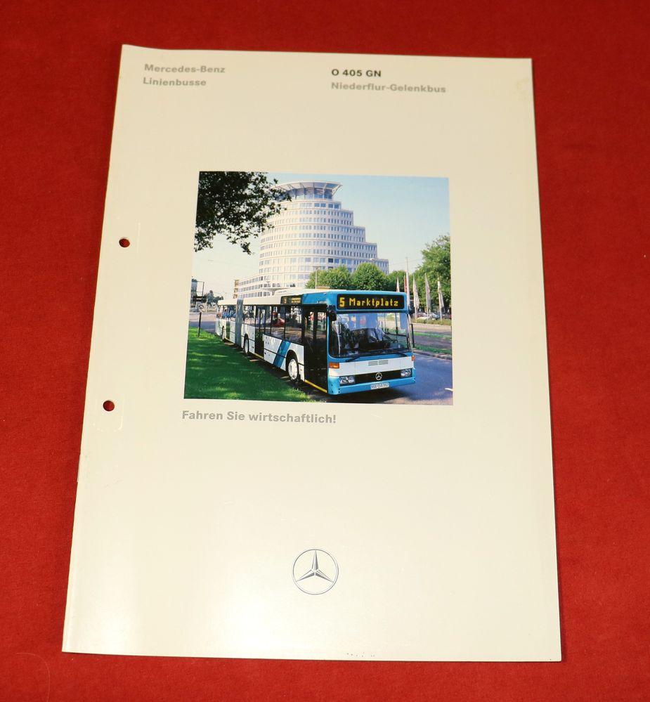 Mercedes O 405 GN Niederflur Gelenkbus  Linienbusse Prospekt