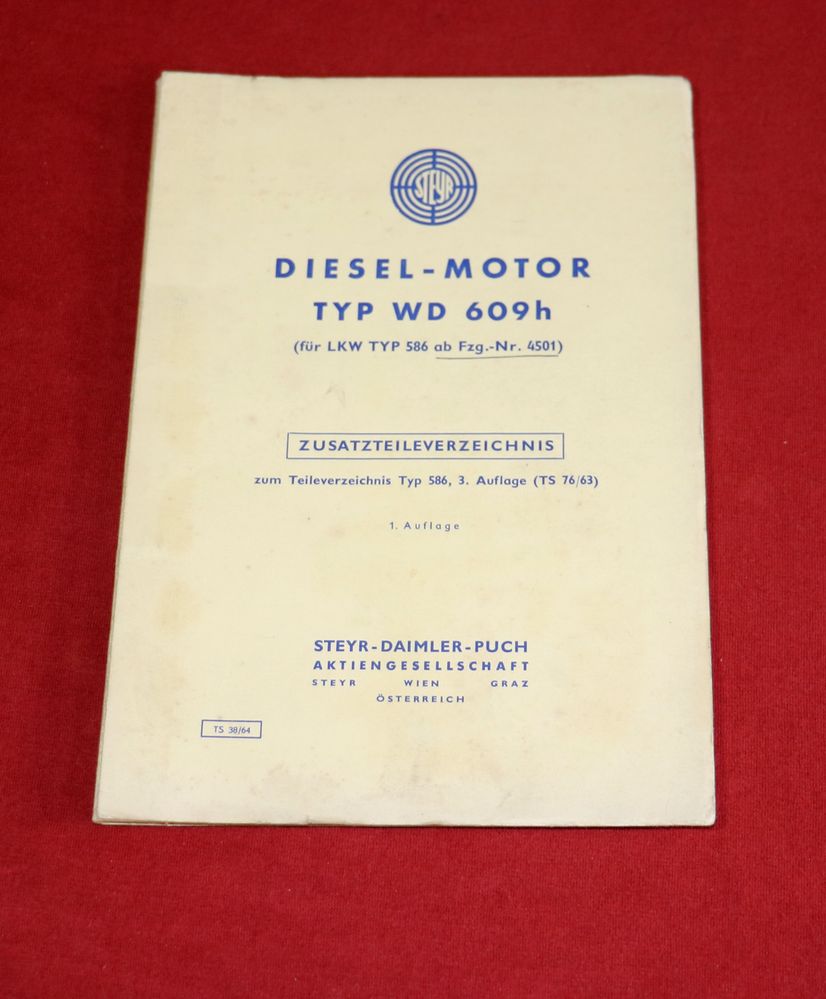 Steyr 586 , Dieselmotor WD 609h