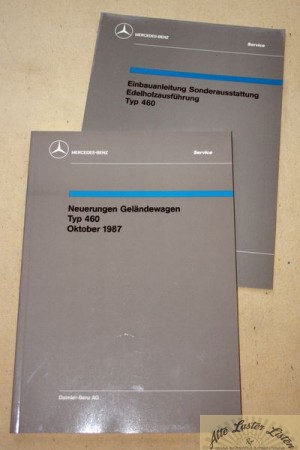 Mercedes G , Neuerungen Geländewagen  Typ 460