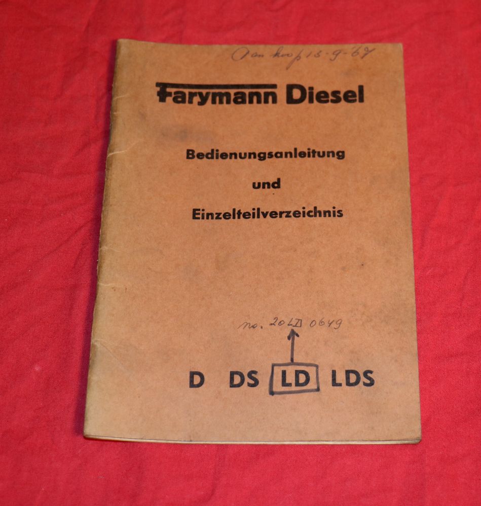 Farymann Diesel Motoren D , DS , LD , LDS 
