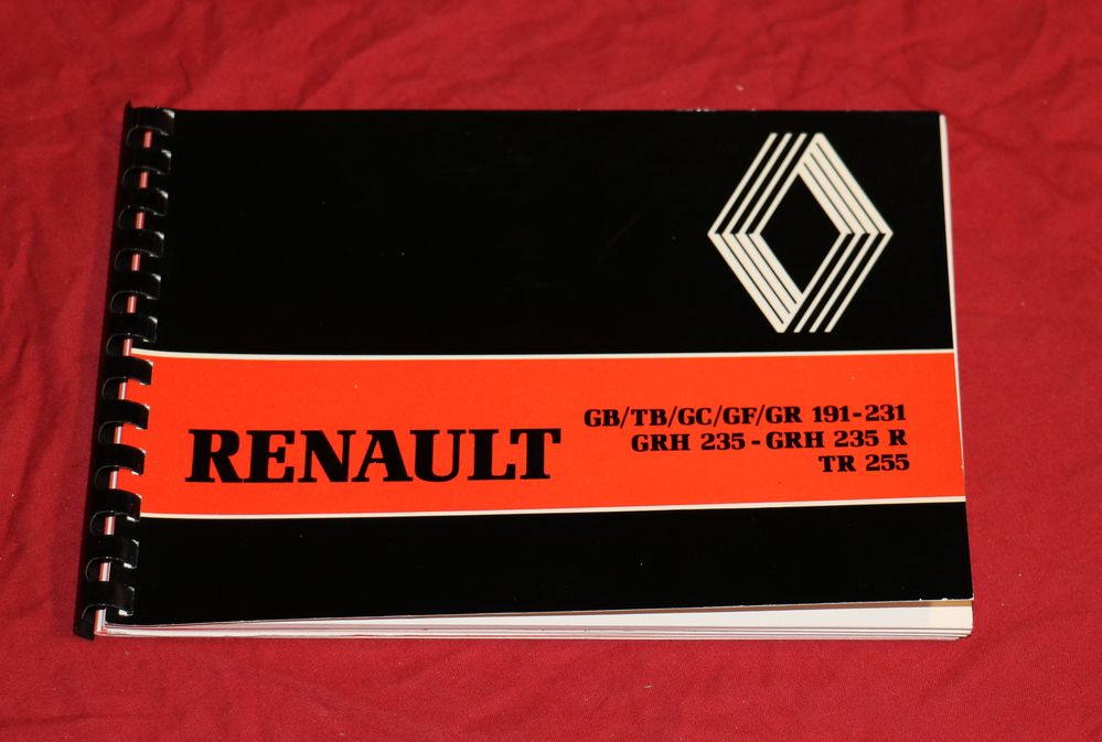 Renault GB, TB, GC, GF, GR 191 - 231 , GRH 235 , TR 255