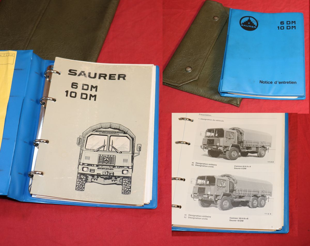 SAURER 6 DM , 10 DM Camion 4x4 6x6