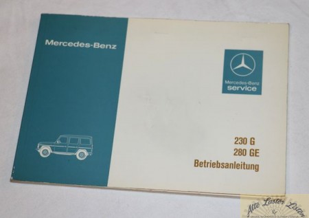 Mercedes G Geländewagen  230 , 280  G, GE