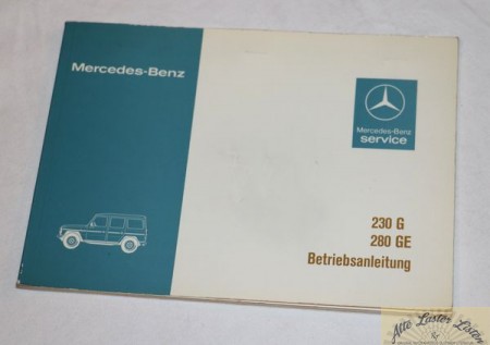 21634_betriebsanleitung_mercedes_benz_lkw_mb_transporter_leichte_lkw_bgiaZl9KybE0hX Mercedes G Geländewagen  230 , 280  G, GE