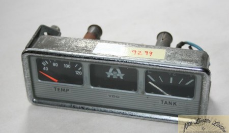 Hanomag Armatur, Anzeige Temperatur, Tank