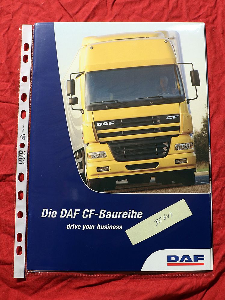 Die DAF CF Baureihe , Prospekt LKW
