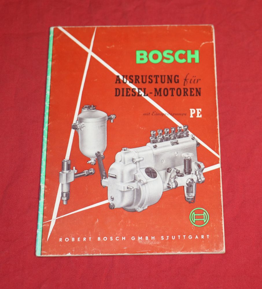 BOSCH Ausrüstung für Dieselmotoren mit EP PE