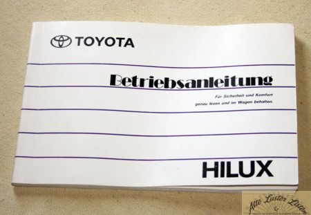 Toyota Hilux 4x2 und 4x4 Betriebsanleitung
