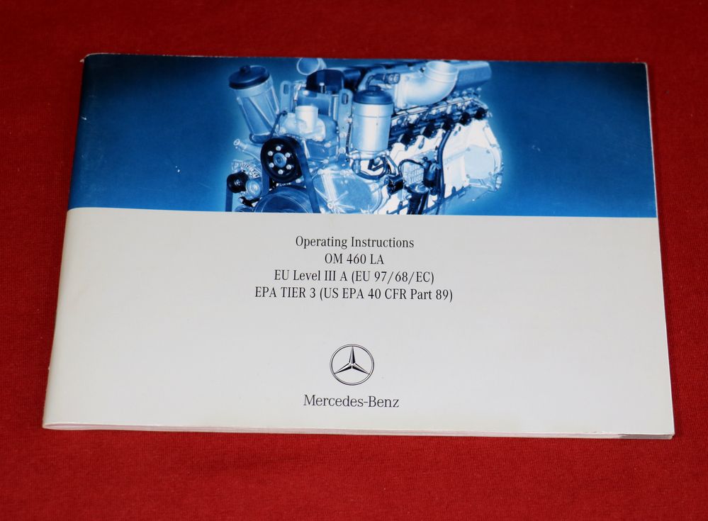 Manual , Mercedes Engine OM 460 LA , EU Level III A