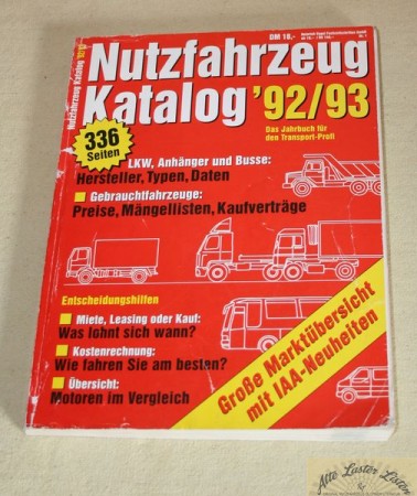 Nutzfahrzeug Katalog  92 / 93