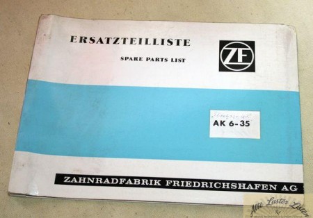 Getriebe ZF AK  6 - 35   MAN