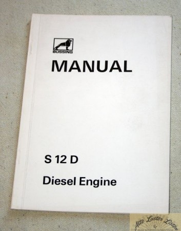 Büssing S 12 D           Diesel Engine