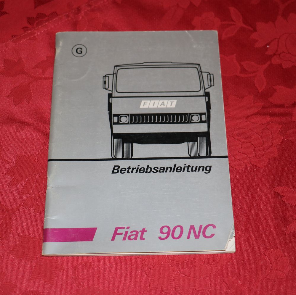 Fiat 90 NC leicht LKW Betriebsanleitung