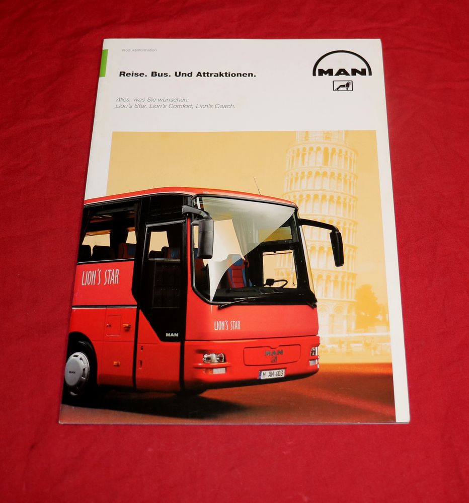 MAN Reise Bus. Und Attraktionen. Lions  Star, Comfort, Coach