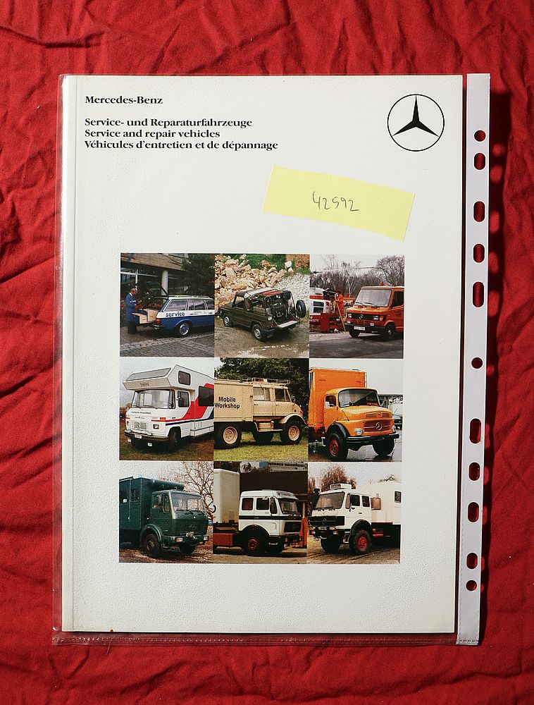 Mercedes Service und Reparaturfahrzeuge, Werkstattwagen