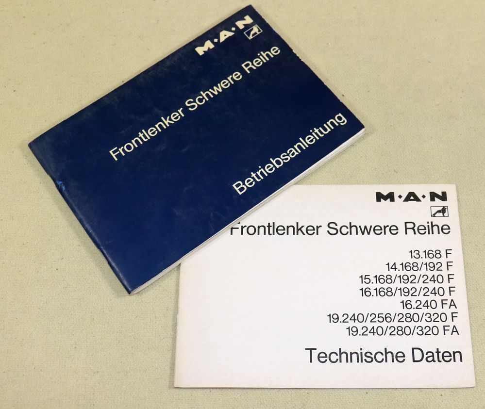 MAN LKW Frontlenker  Schwere Reihe Betriebsanleitung
