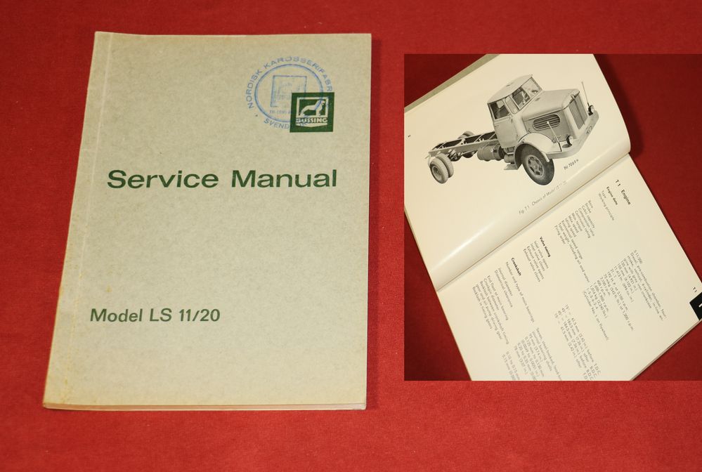 Büssing LS 11 / 20 192 PS   Manual Buessing Truck